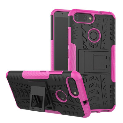 

Fivice Asus zenfone max plusM1ZB570TL Case TPU anti-fall tire pattern back clip bracket phone case