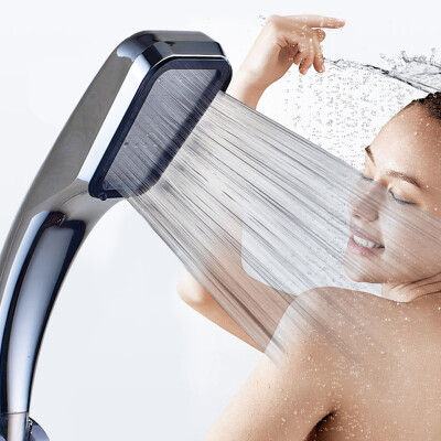 

300 Holes Pressure Shower Head Water Saving Rainfall Bathroom Square Spray