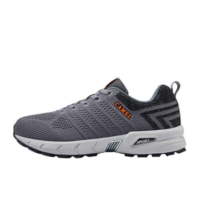 

Camel CAMEL camel sports shoes mens fashion lightweight breathable flying woven casual mens sports running shoes A832397955 dark gray black 41