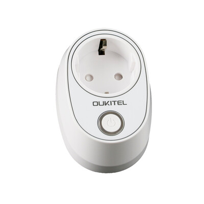 

OUKITEL P2 EU Mini Smart Plug Socket WiFi Wireless Remote Control with Alexa 16A Timer Smart Home Electric Mini Socket for iOS And
