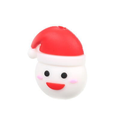 

Cute Christmas Themed Cable Bite USB Charging Protector Cover for Phone Pad Wire Line Cord Protection
