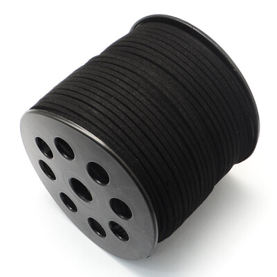 

PH PANDAHALL 1 Roll Micro-Fiber Faux Leather Suede Cord String with Roll Spool
