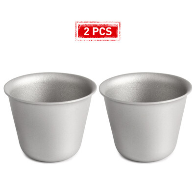 

Titanium Cup Outdoor Camping Wine Tea Cup Picnic Party Drinkware Anti-broken Cup 1PCS 2 PCS 3 PCS