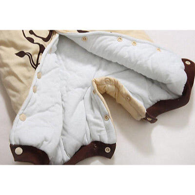 

Newborn Girl Boy Infant Hoodie Jumpsuit Bodysuit Baby Romper Winter Clothes 3-24