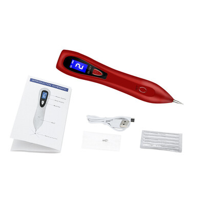 

Portable USB Rechargeable Skin Tag Removal Tool Kit With 6 Modes Mole Eraser Removal Pen Professional Beauty Pen For Body Facial F