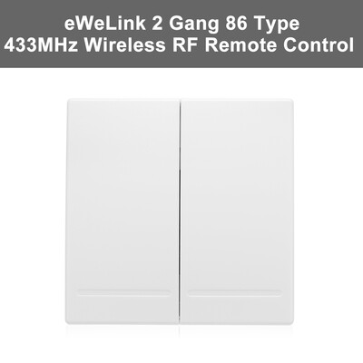 

eWeLink Push Button Wall Light Switch Remote Controller 3 Gang 86 Type ONOff Switch Panel 433MHz Wireless RF Remote Control Trans