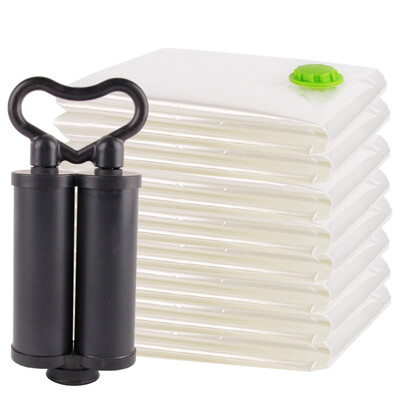 

Jingdong Supermarket] space studio large compression bag vacuum storage bag 5 only loaded (100 * 70 cm) 9 silk transparent models without pump refill