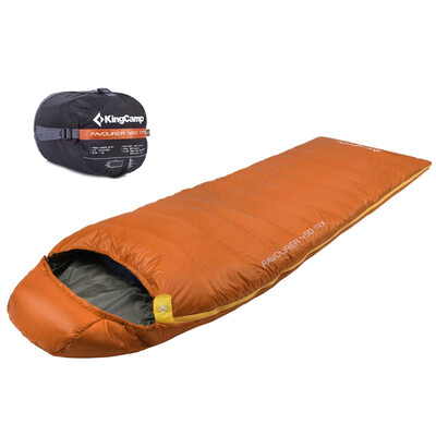 

Kill KingCamp Down Sleeping Sleeve Outdoor Adult Duck Down Imitation Goose Down Cotton High Thermal Light Light Small Size -13 ℃ KS8018 Orange