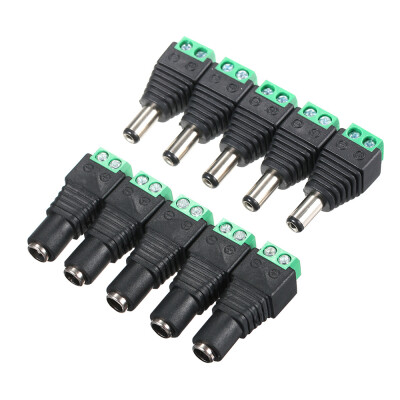 

DC 55mm21mm Female Male Power Plug Adapter Monitor Weld-free Plug Socket DC-G025pcsDC-G035pcs