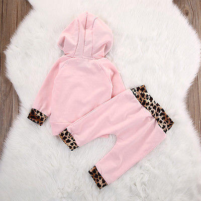 

Newborn Infant Baby Girls Clothes Hoodie Coat TopsPants Leggings Outfits Set