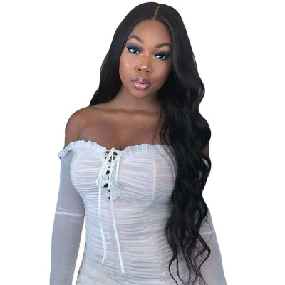 

Unice Hair Brazilian Hair Weave 3 Bundles With Lace Closure Middle Part Body Wave