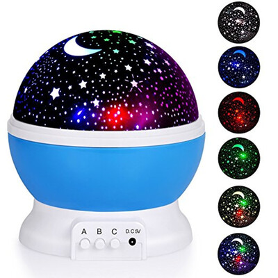 

KWB Baby Night Light Starry Night Light 360 Degree Rotation Constellation Bedside Table Lamp withSB Cable for Baby Nurse