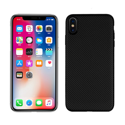 

Goowiiz Phone Case For Iphone XXsXs MaxXR Luxury Ultra-thin Carbon Fiber Soft Silicone Complete protection