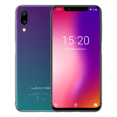 

Global Bands UMIDIGI One 59inch Notch Bezel-less 199 Full Screen Android 81 Mobile Phone 4GB 32GB Helio P23 Octa Core Smartphon