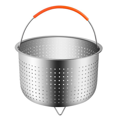

UpperX Original Sturdy Steamer Basket for 8Quart Instant Pot Pressure Cooker Insert with Handle for Steaming Vegetables Fruits Egg