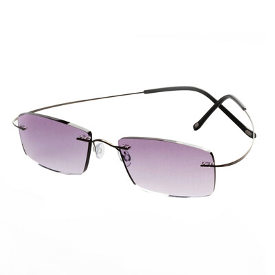 

Love LianSan reading glasses men&women models old glasses glasses titanium boxless glasses old glasses men&women models 8013 200 silver