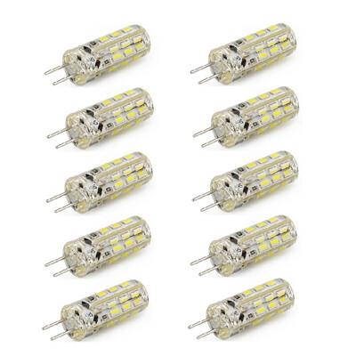 

10PCS 2W G4 LED BI-PIN Lights 24 LEDs SMD 3014 Decorative Warm White Cold White 150lm 2800-32006000-6500K DC 12V