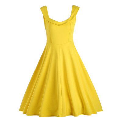 

Fit&Flare A Line Work Vintage Dress