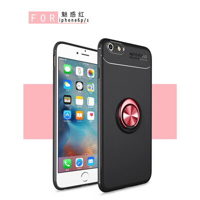 

Fivice iphone 6S plus case TPU metal ring shell magnetic bracket soft shell