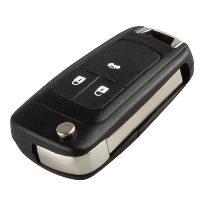 

3 Button Folding Flip Key Shell Case Remote Key Cover Replacement with Uncut Blade for Vauxhall OPEL ASTRA ZAFIRA