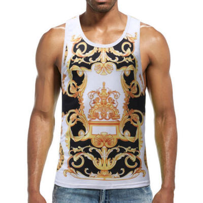

Men Muscle Bodybuilding Sleeveless Shirt Tank Top Gym Singlet Fitness Sport Vest