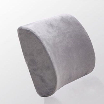 

Yinglite Grey Plush Type memory foam back cushion 32x 32 x 10cm throw pillow seat pad Lumbar Supports Sofa Pillow