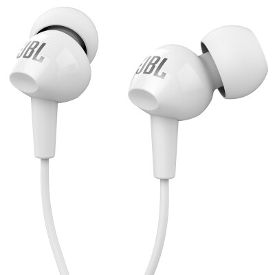 

JBL C100SI Ultra Light Ear Earphone Headset Apple Andrews Universal Headset White