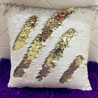 

Mermaid Pillow Sequin PILLOW cover Throw Pillow MAGICAL color change REVERSIBLE