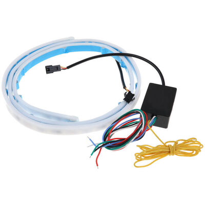 

4 Color Flow Type LED Strip Tailgate Turning Signal Lights Bar Trunk Strips