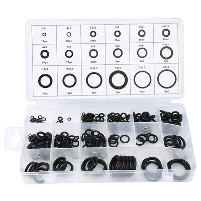 

225PCS Прокладка Automotive Комплект уплотнения Универсальный резиновый O-Ring Ассортимент Набор