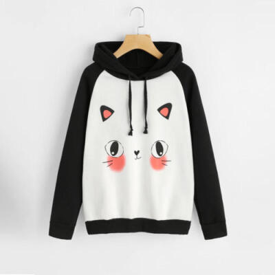 

Women Long Sleeve Hoodie Sweatshirt Sweater Casual Hooded Tops Jumper Pullover