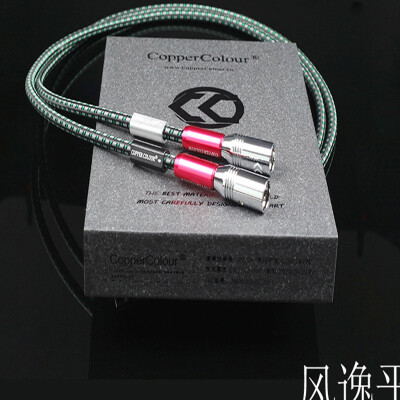 

CopperColour CC FOND-III HiFi XLR cable Teflon Audio interconnect cords pair