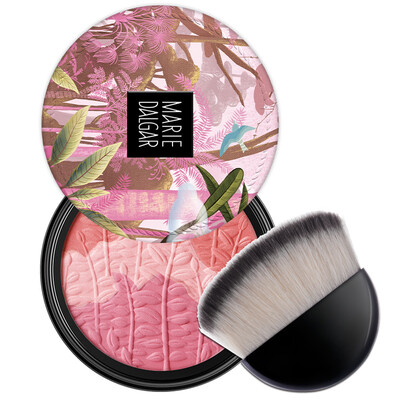 

Marie Dalegate MARIE DALGAR strength of the wind three-color blush 02 rain forest powder 6g blush nude makeup orange powder high light repair capacity lasting natural make-up