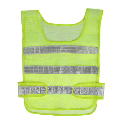 

Smile Antique Safety Vest Reflective Fluorescent Yellow Net Silver Strip Light Traffic Safety Warning Reflective Vest Sanitary Construction