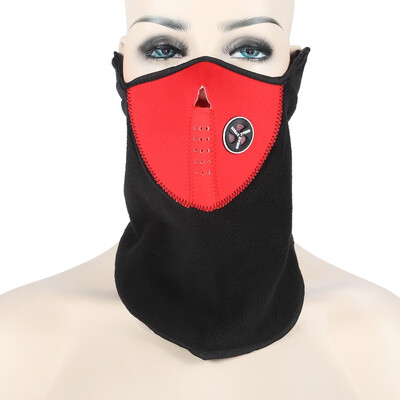 

Airsoft Warm Fleece Bike Half Face Mask Cover Face Hood Protection Cycling Ski Sports Outdoor Winter Neck Guard Scarf Warm Mask