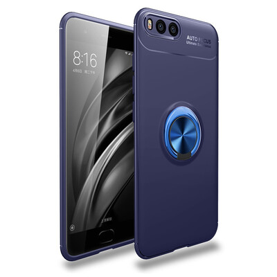 

Fivice Xiaomi MI 6 case TPU metal ring shell magnetic bracket soft shell
