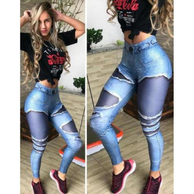 

Women Yoga Pants Fitness Leggings Run Jogging Workout Gym Exercise Sport Trouser