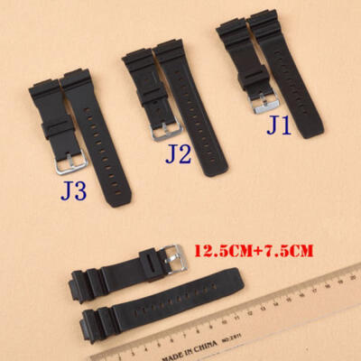 

Black Resin Watch Strap For CASIO G-SHOCK DW9052 DW6900 Rubber Replacement Band