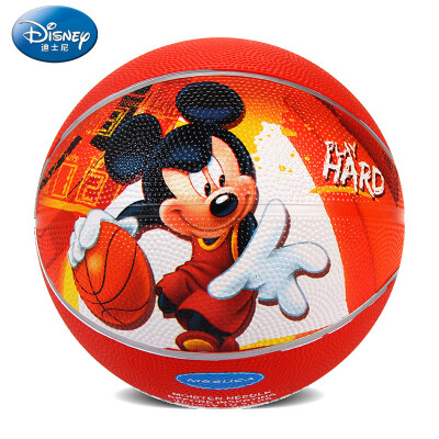 

Disney Childrens Basketball No 2 No 3 Ball Toys Kindergarten Wearable Soft Leather Rubber Boys Girls Pat the Ball AA683-A