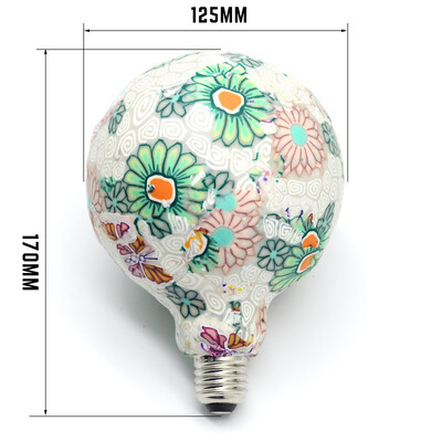 

90-265V 3D Hand-painted Festival Bulb 4W E27 LED lamp Creative Comic Lights Cafe Bar Wedding Party Holiday Christmas Decor