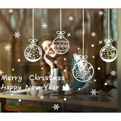 

Christmas Wall Art Removable Home Shop Vinyl Window Wall Stickers Decal Decor