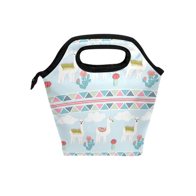 

Lunch Bag Tote Bag Cactus Sheep Travel Picnic Organizer Lunch Holder Handbags Lunch Bag Box for Office