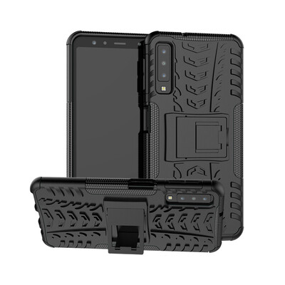 

Goowiiz Phone Case For Samsung Galaxy A750A7 2018J4 PlusJ6 PlusJ4 PrimeJ6 Prime Armor Tire Texture Rugged Protection PCTPU
