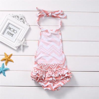 

US Seller Newborn Baby Girls Rompers Bodysuit Jumpsuit Sunsuit Outfits Clothes