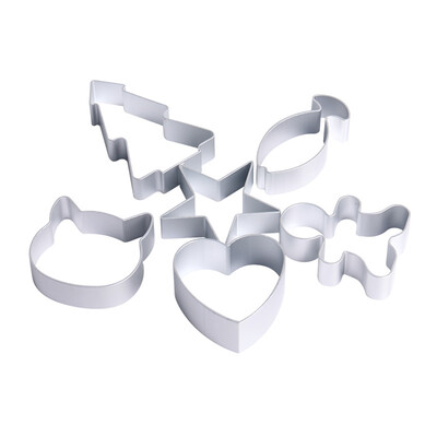 

Jingdong Supermarket Baijie Baijie Cookies Mold DIY Dessert Mold Cake Mold 6-piece WSP-27