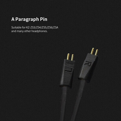 

KZ Wireless Bluetooth Cable KZ Upgrade Module Wire With 2PINMMCX Connector For KZ ZS10ZS6ZS5ZS4ZSTAS10ES4