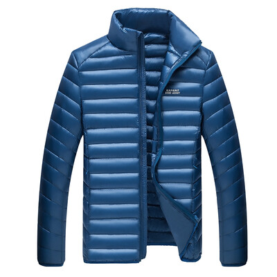 

Antarctic men 90 white duck velvet collar collar warm down jacket Y1611 blue green