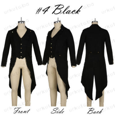 

Luxury Mens Swallow-tailed Crop Coat Tuxedo Banquet Stage Tail Coat Overcoat