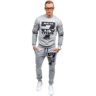 

Mens Sport Gym Bodybuilding Tracksuit Fitness Hoodie Sweatpants Coat Long Pants