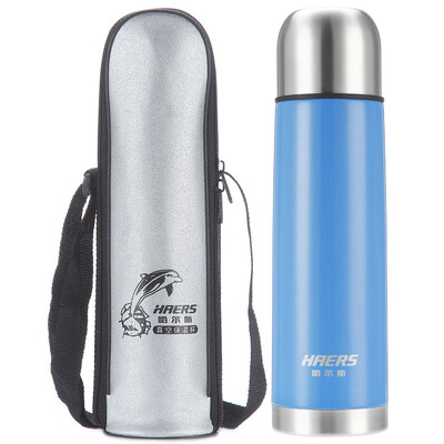 

Holls 500 мл нержавеющая сталь вакуумная изоляция чашка наружного пассажирского автомобиля пуля пуля чашка HB-500AX океан синий (с чашками)